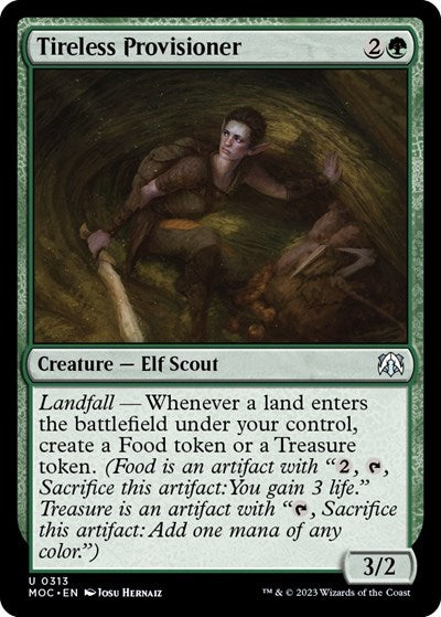 Tireless Provisioner (Commander: March of the Machine) Light Play