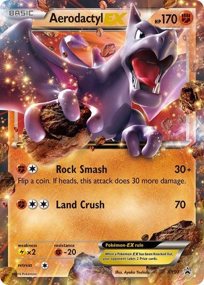Aerodactyl EX - XY97 (XY Promos) Damaged / Poor Holofoil