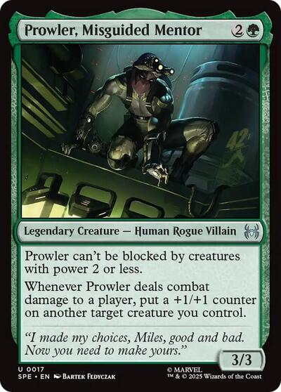 Prowler, Misguided Mentor (Marvel's Spider-Man: Eternal-Legal) Light Play Foil