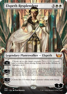 Elspeth Resplendent (Borderless) (Streets of New Capenna) Light Play