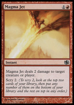 Magma Jet (Duel Decks: Jace vs Chandra) Damaged / Poor