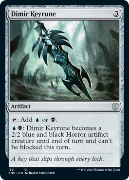 Dimir Keyrune (Commander 2020 Zendikar Rising) Light Play