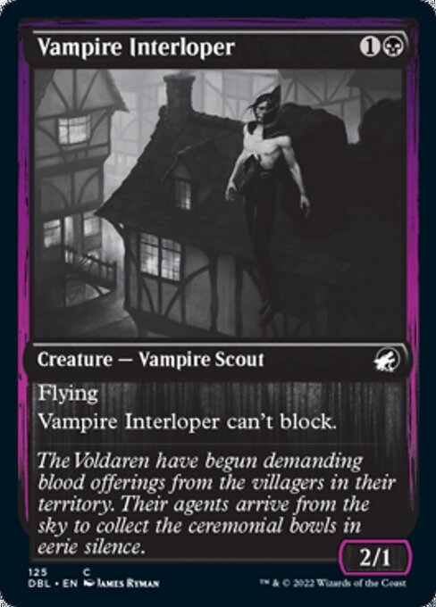 Vampire Interloper (Innistrad: Double Feature) Light Play