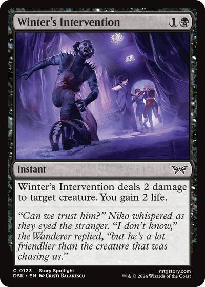 Winter's Intervention (Duskmourn: House of Horror) Light Play
