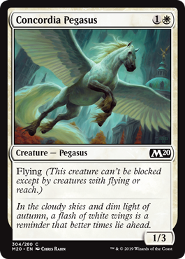 Concordia Pegasus (Magic 2020 Core Set) Light Play