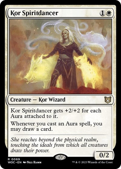 Kor Spiritdancer (Commander: Wilds of Eldraine) Light Play