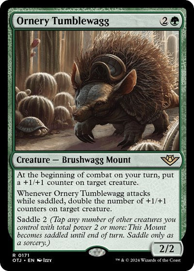 Ornery Tumblewagg (Outlaws of Thunder Junction) Light Play Foil