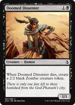 Doomed Dissenter (Amonkhet) Light Play