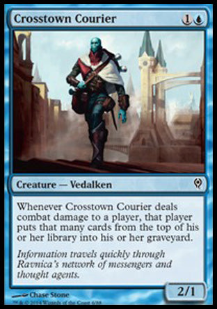 Crosstown Courier (Duel Decks: Jace vs Vraska) Damaged / Poor