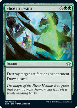 Slice in Twain (Commander 2020 Ikoria) Light Play