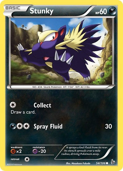Stunky (54) (XY - Flashfire) Damaged / Poor