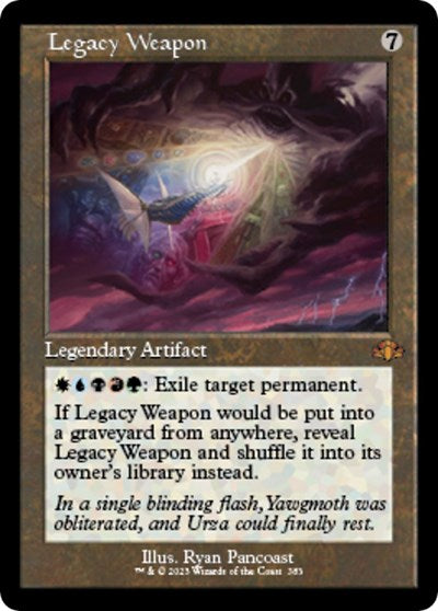 Legacy Weapon (Retro Frame) (Dominaria Remastered) Light Play