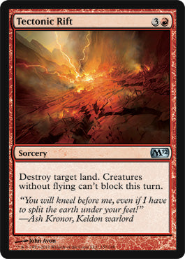 Tectonic Rift (Magic 2012 Core Set) Light Play