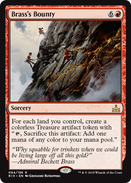 Brass's Bounty (Rivals of Ixalan) Damaged / Poor