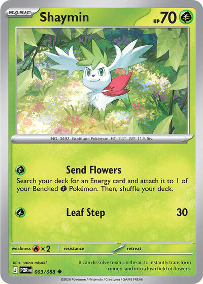Shaymin (ME03: Perfect Order) Light Play