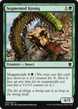 Segmented Krotiq (Dragons of Tarkir) Light Play