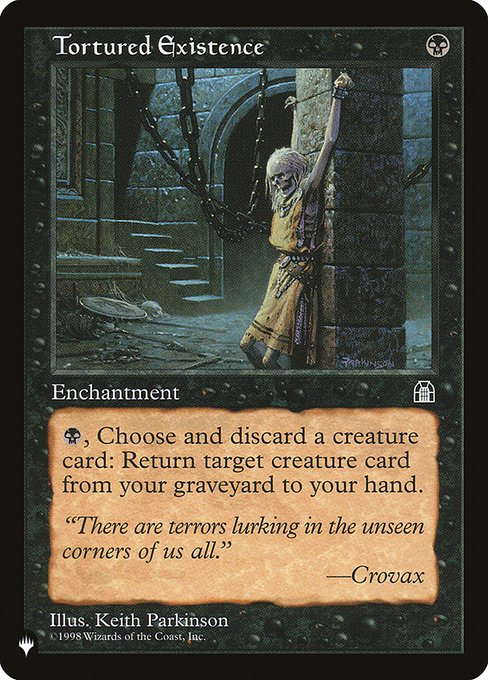Tortured Existence (The List) Near Mint