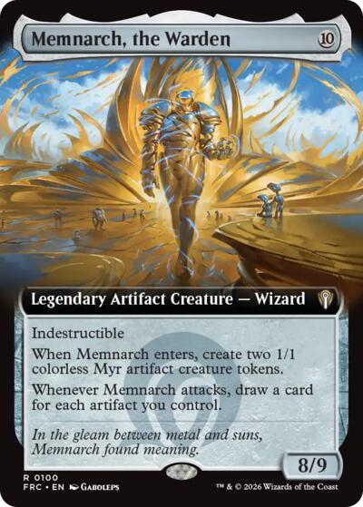 Memnarch, the Warden (Extended Art) (Commander: Reality Fracture) Near Mint