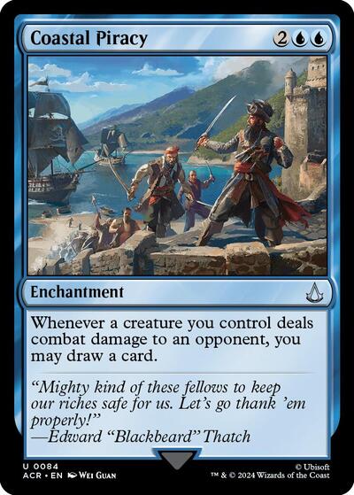 Coastal Piracy (Universes Beyond: Assassin's Creed) Light Play