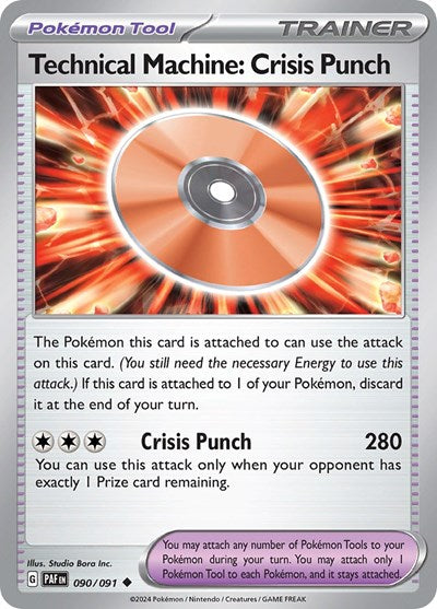 Technical Machine: Crisis Punch (SV: Paldean Fates) Light Play