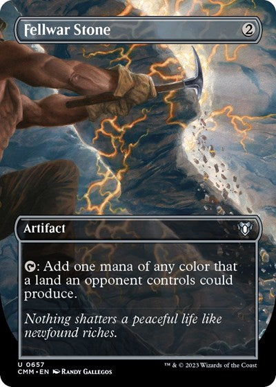 Fellwar Stone (Borderless) (Commander Masters) Near Mint Foil