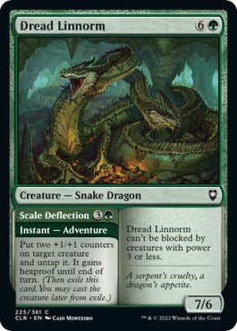 Dread Linnorm (Commander Legends: Battle for Baldur's Gate) Light Play