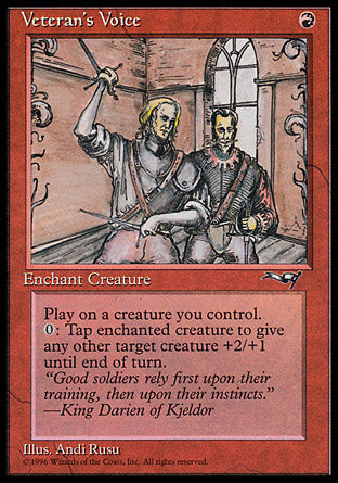 Veteran's Voice (Standing Side-by-side) (Alliances) Light Play