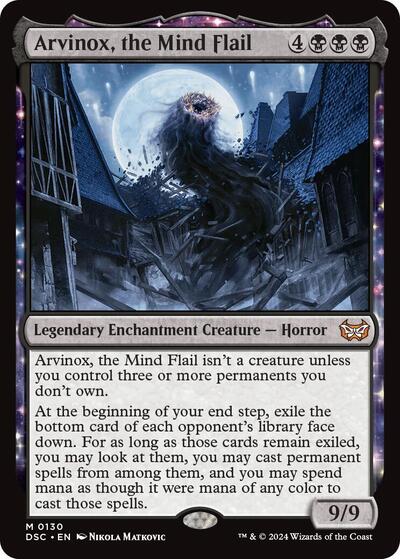 Arvinox, the Mind Flail (Commander: Duskmourn: House of Horror) Light Play