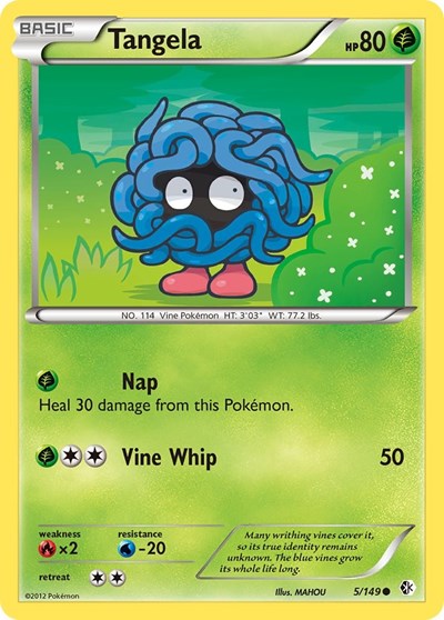Tangela (Boundaries Crossed) Heavy Play