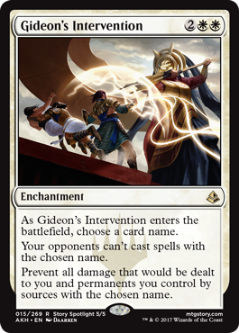 Gideon's Intervention (Amonkhet) Light Play