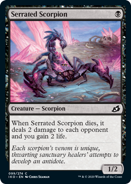 Serrated Scorpion (Ikoria: Lair of Behemoths) Medium Play Foil