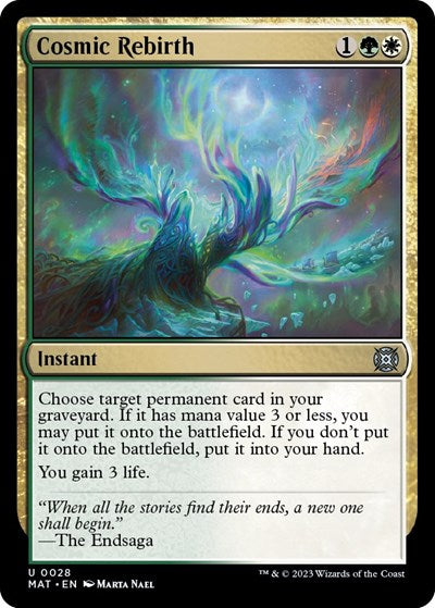 Cosmic Rebirth (March of the Machine: The Aftermath) Light Play