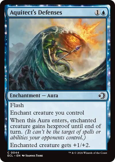 Aquitect's Defenses (Lorwyn Eclipsed) Light Play