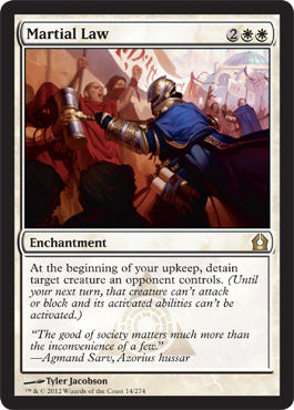 Martial Law (Return to Ravnica) Light Play Foil