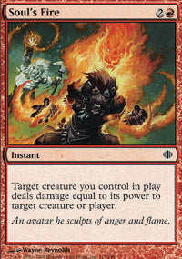 Soul's Fire (Shards of Alara) Medium Play Foil