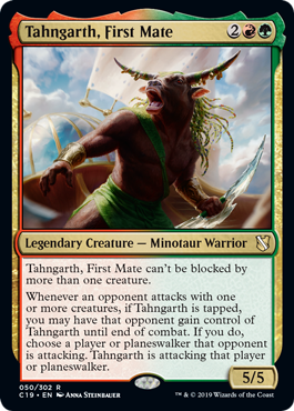 Tahngarth, First Mate (Commander 2019) Light Play