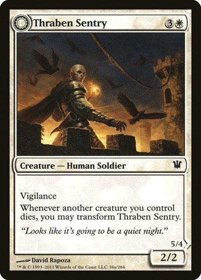 Thraben Sentry (Innistrad) Light Play