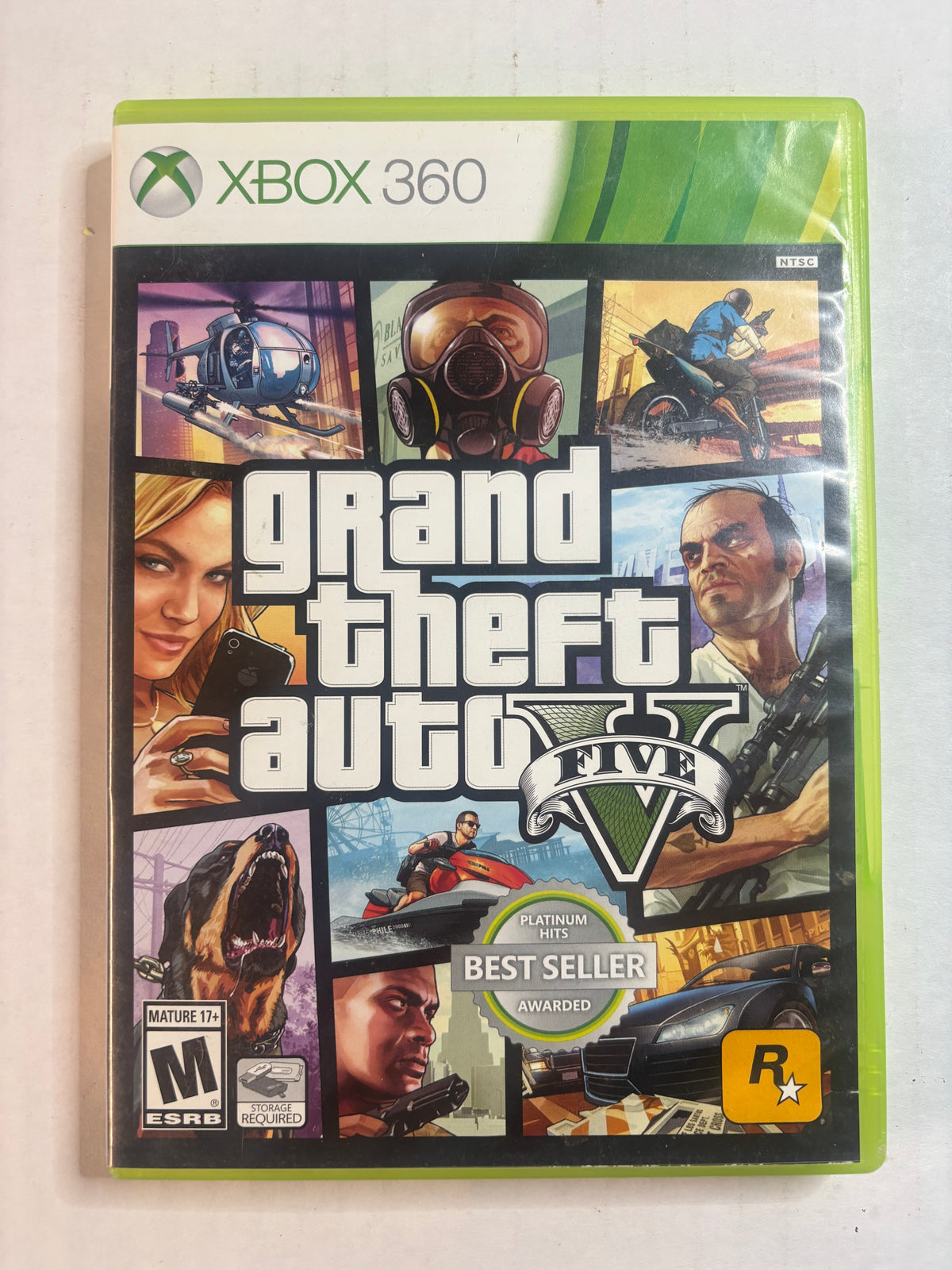 Grand Theft Auto V (Xbox 360) (Complete in Box) (Tested/Working)