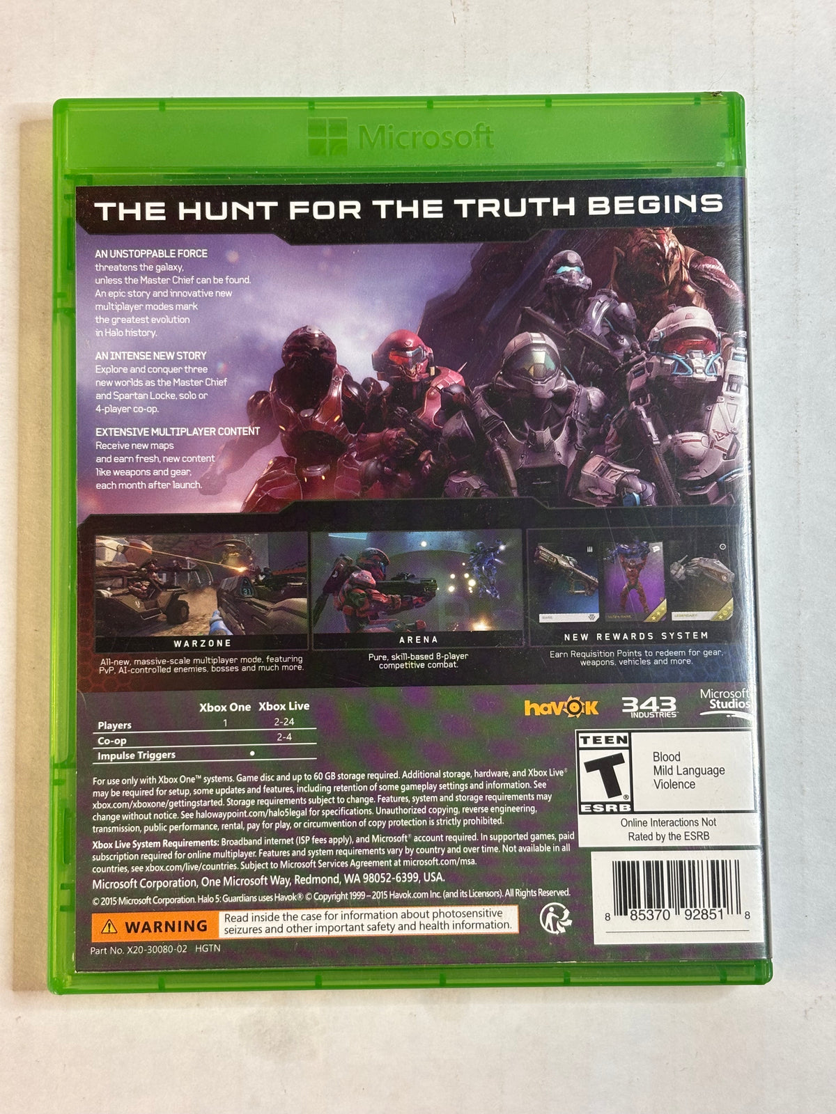 Halo 5 Guardians (Xbox Series X/Xbox one)