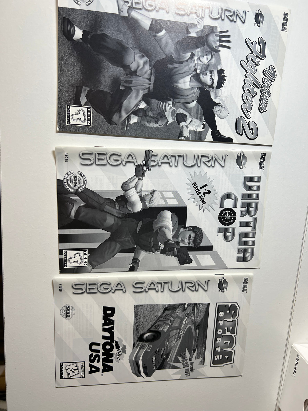 3 Free Game Pack [Virtua Cop, Virtua Fighter 2, Daytona USA] (Sega Saturn)