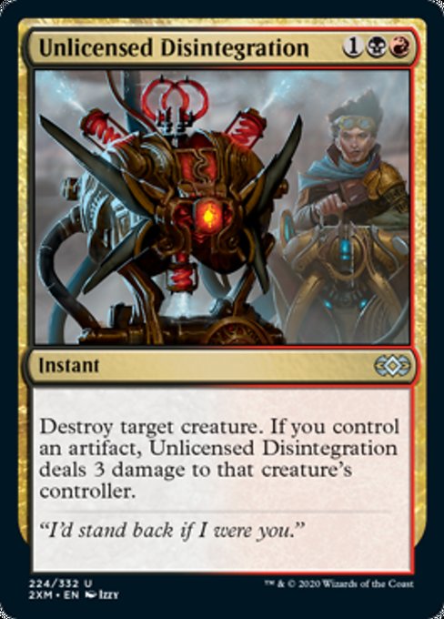 Unlicensed Disintegration (Double Masters) Light Play