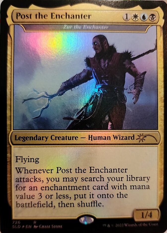 Post the Enchanter - Zur the Enchanter (Secret Lair) Light Play Foil