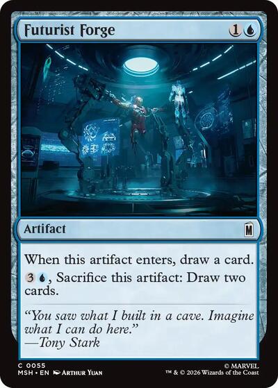 Futurist Forge (Marvel Super Heroes) Light Play Foil