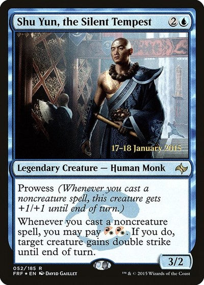 Shu Yun, the Silent Tempest (Promos: Prerelease Cards) Light Play Foil