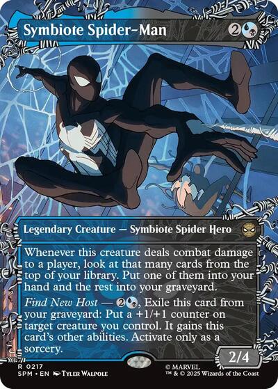 Symbiote Spider-Man (Borderless) (Marvel's Spider-Man) Light Play