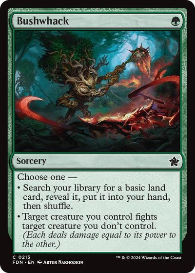 Bushwhack (Foundations) Light Play Foil