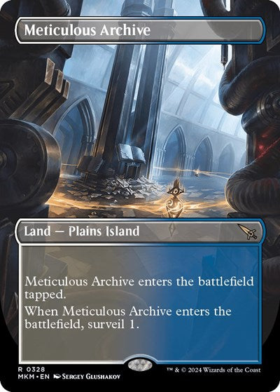 Meticulous Archive (Borderless) (Murders at Karlov Manor) Near Mint Foil