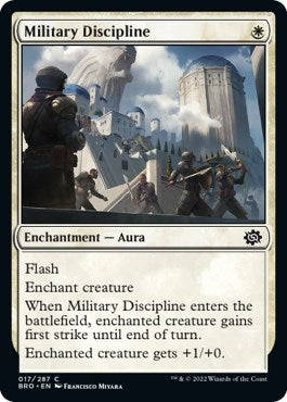 Military Discipline (The Brothers' War) Light Play Foil