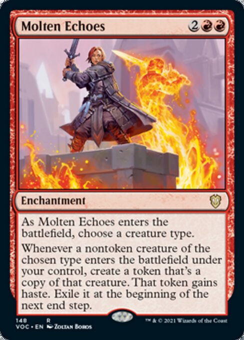 Molten Echoes (Commander 2021 Crimson Vow) Light Play