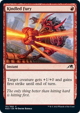 Kindled Fury (Kamigawa: Neon Dynasty) Heavy Play